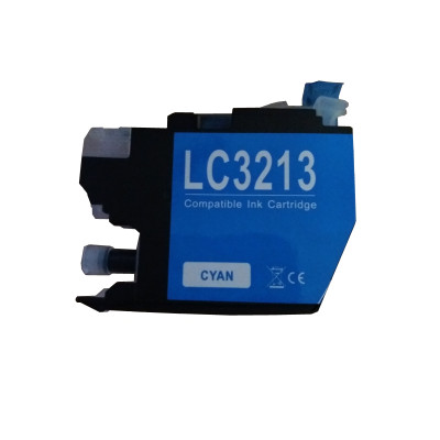 Brother LC-3213 azurová (cyan) kompatibilní cartridge