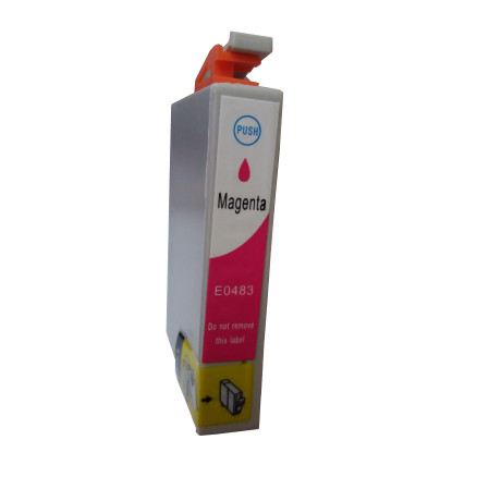 Epson T0483 purpurová (magenta) kompatibilní cartridge