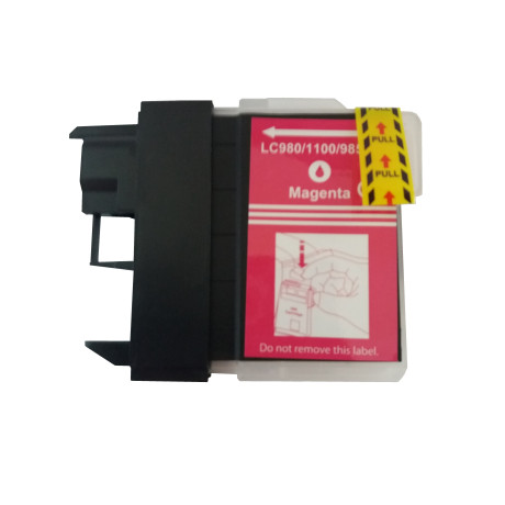 Brother LC-980/LC-1100 purpurová (magenta) kompatibilní cartridge